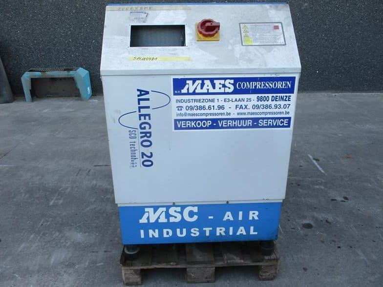 Used 2003 Alup Allegro 20 Rotary Screw Air Compressor, 124 CFM