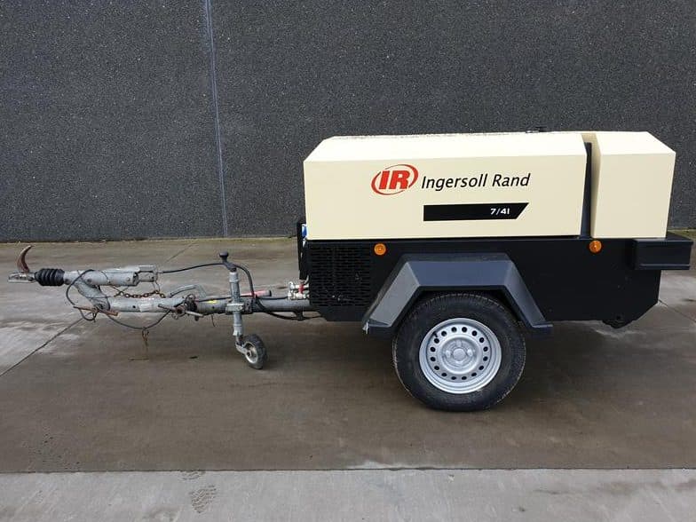 Used 2002 Ingersoll Rand 7/41 - G Portable Air Compressor, 145 CFM