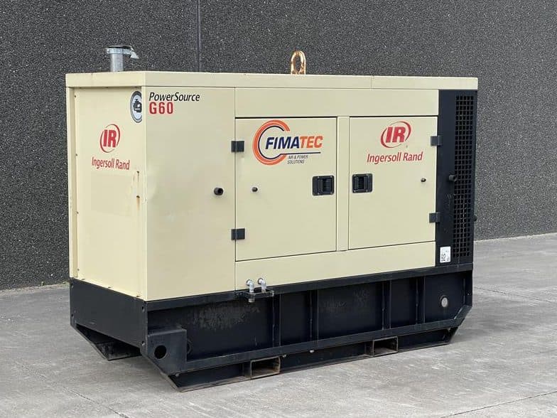 Used 2009 Ingersoll Rand G 60 Diesel Generator, 60 kVA