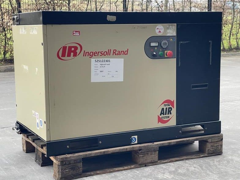 Used 2007 Ingersoll Rand IR 11 K 2 T Rotary Screw Air Compressor, 60 CFM