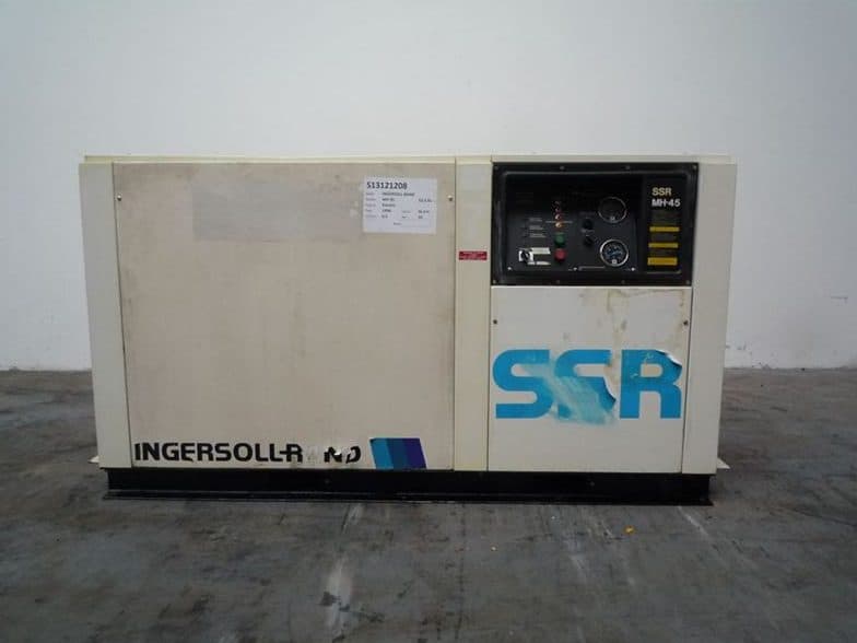 Used 1994 Ingersoll Rand MH 45 Rotary Screw Air Compressor, 230 CFM