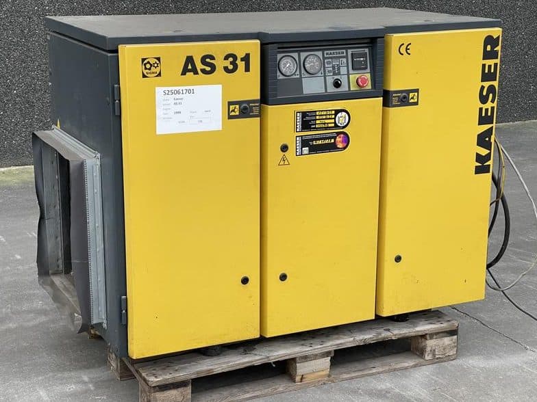 Used 1999 Kaeser AS 31 Rotary Screw Air Compressor, 117 CFM