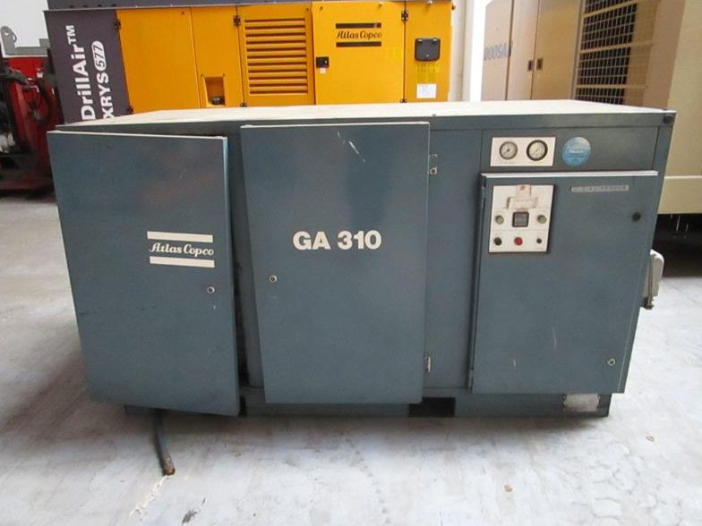 Used 1977 Atlas Copco GA 310 Rotary Screw Air Compressor, 152 CFM
