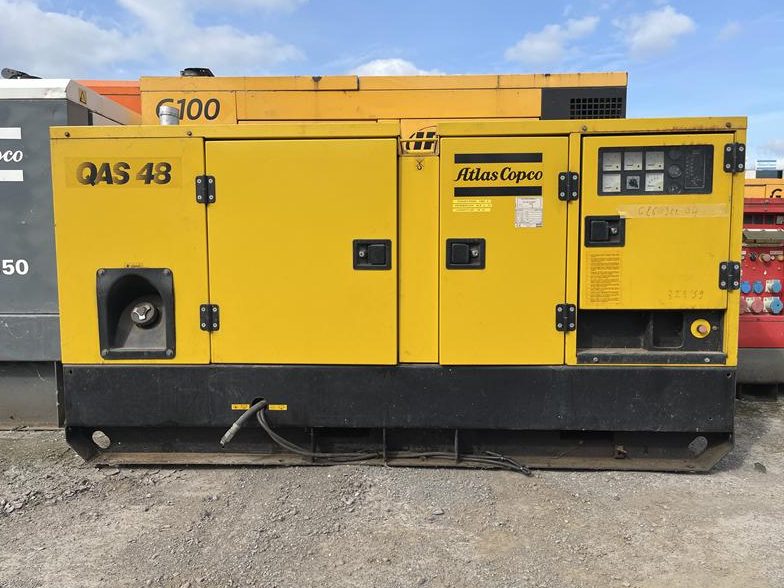 Used 1999 Atlas Copco QAS 48 Diesel Generator, 45 kVA