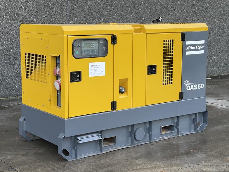 Used 2015 Atlas Copco QAS 60 Diesel Generator, 60 kVA