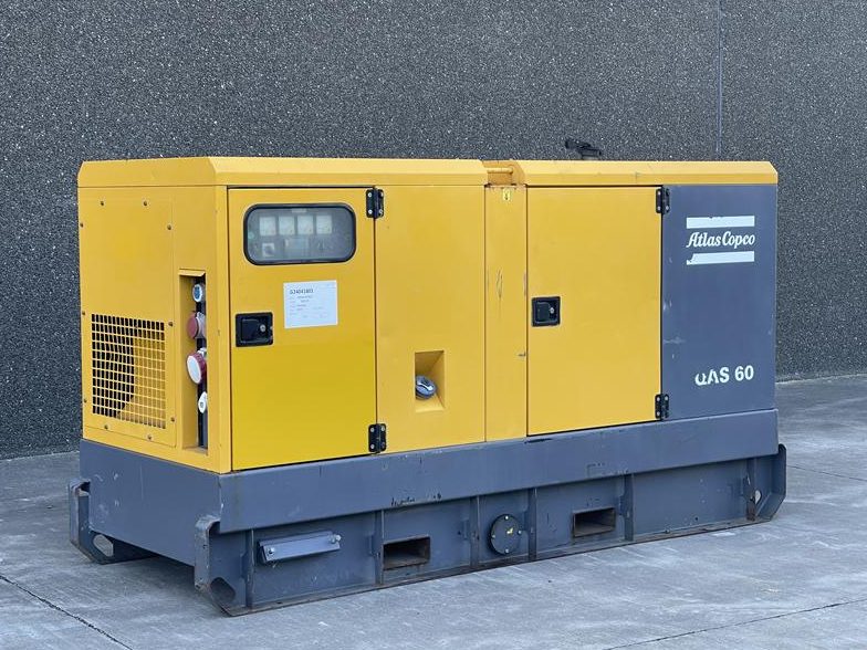 Used 2013 Atlas Copco QAS 60 Diesel Generator, 60 kVA