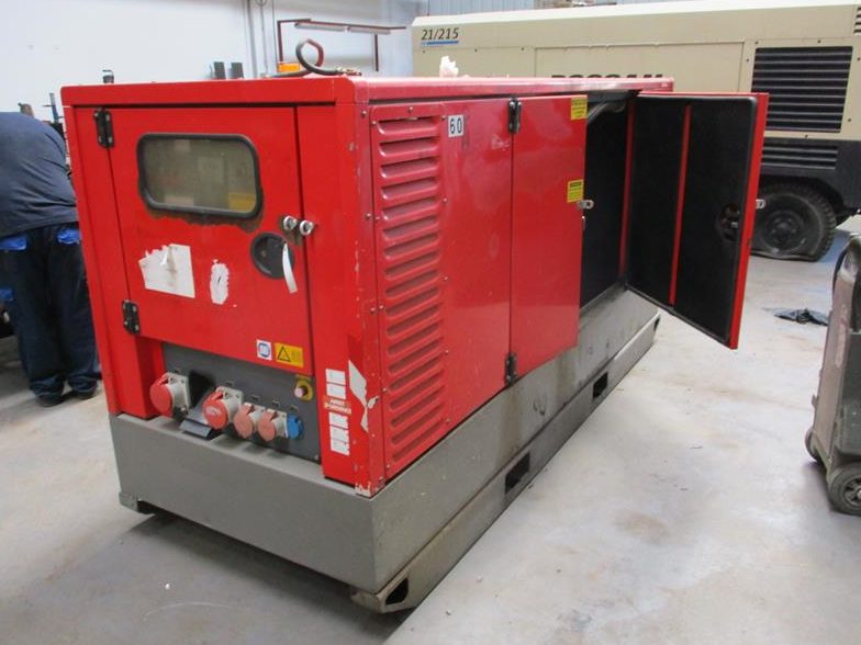 Used 2008 Atlas Copco QAS 60 Diesel Generator, 60 kVA
