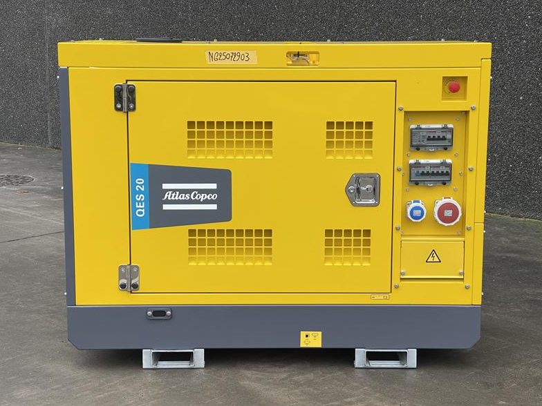 New Atlas Copco QES 20 Diesel Generator, 20 kVA
