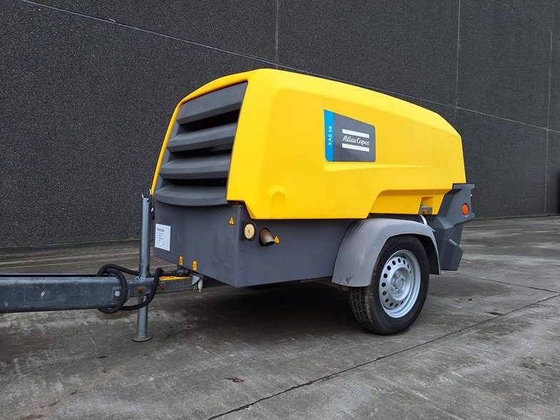 Used 2017 Atlas Copco XAS 58 Portable Air Compressor, 106 CFM