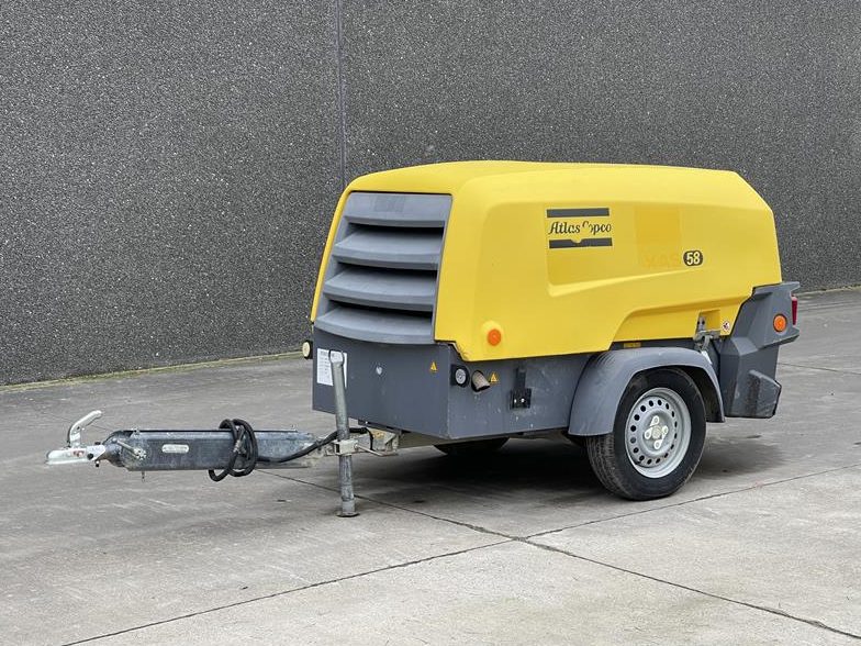 Used 2016 Atlas Copco XAS 58 Portable Air Compressor, 106 CFM