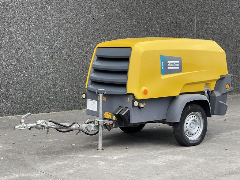 Used 2019 Atlas Copco XAS 58 Portable Air Compressor, 106 CFM