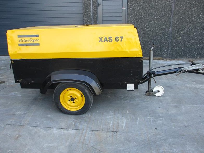 Used 2006 Atlas Copco XAS 67 Portable Air Compressor, 131 CFM