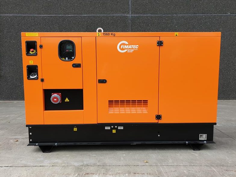 New Fimatec CTK 60 Diesel Generator, 60 kVA