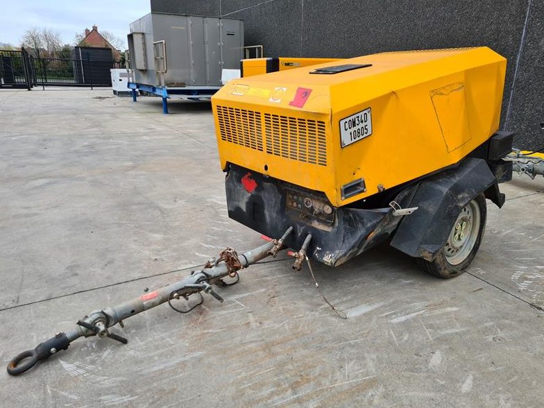 Used 2012 Ingersoll Rand 7/31 Portable Air Compressor, 109 CFM