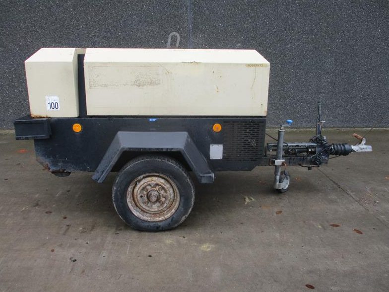 Used 2001 Ingersoll Rand 7/31 Portable Air Compressor, 109 CFM