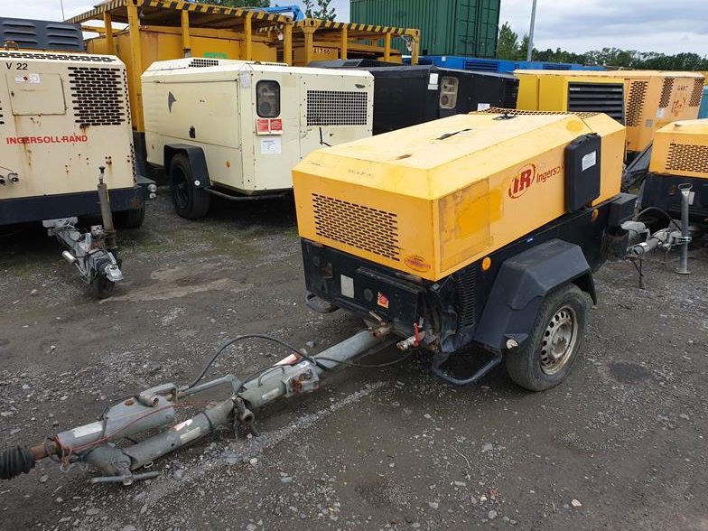 Used 2008 Ingersoll Rand 7/41 Portable Air Compressor, 145 CFM