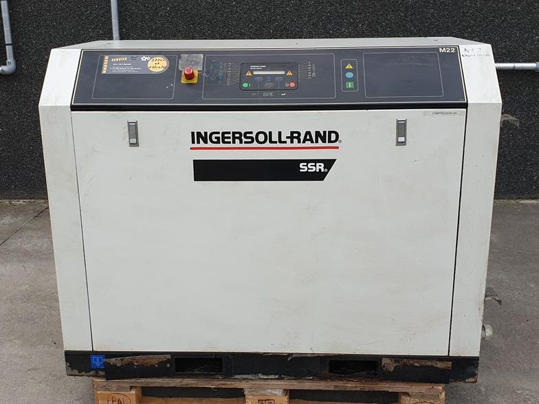Used 1998 Ingersoll Rand MH 22 Rotary Screw Air Compressor, 109 CFM