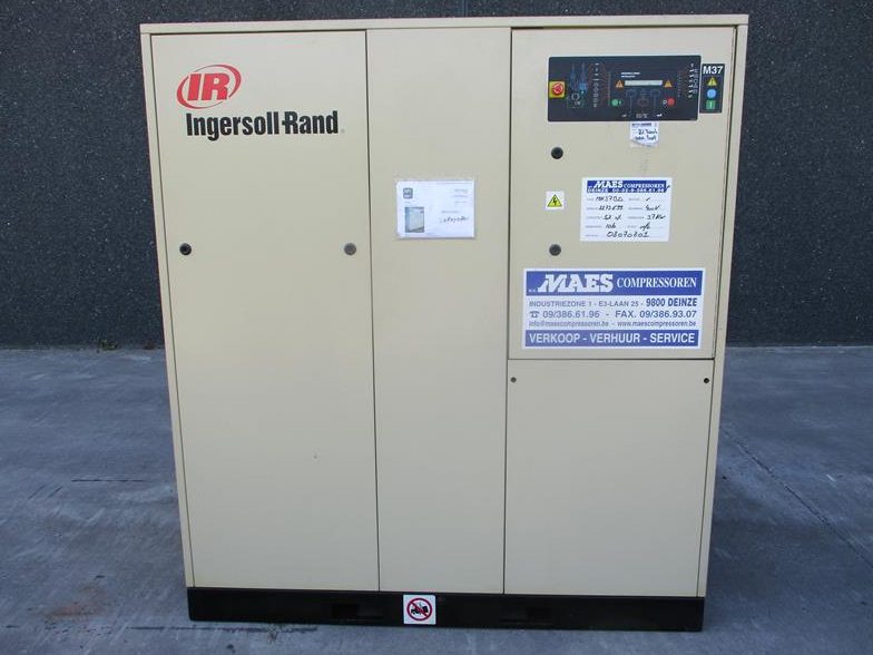 Used 2003 Ingersoll Rand MH 37 GD Rotary Screw Air Compressor, 198 CFM