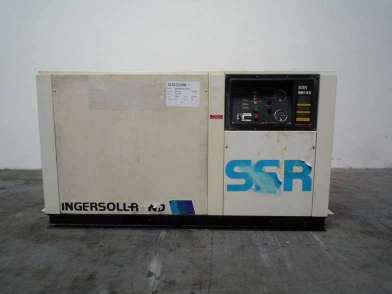 Used 1994 Ingersoll Rand MH 45 Rotary Screw Air Compressor, 230 CFM