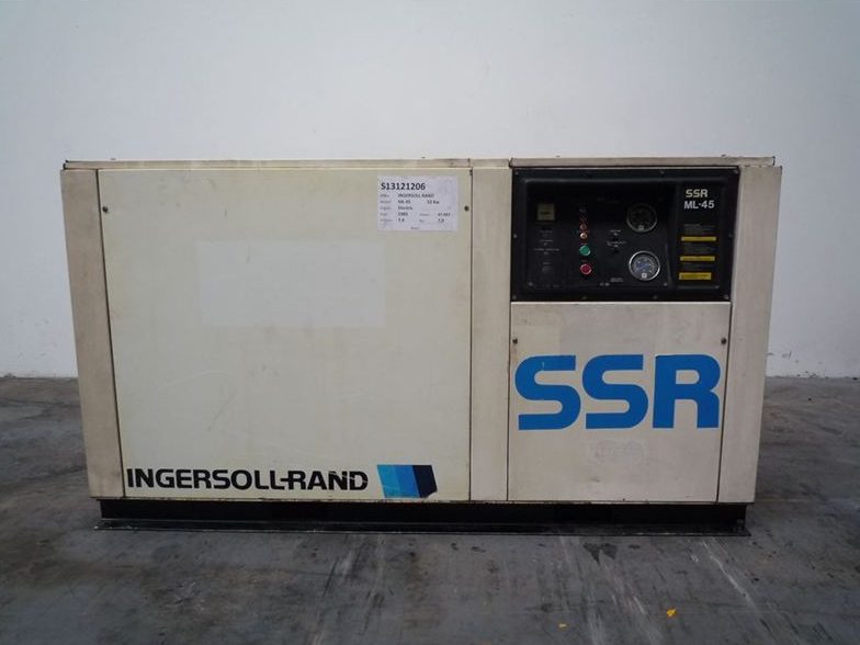 Used 1985 Ingersoll Rand ML45 Rotary Screw Air Compressor, 261 CFM