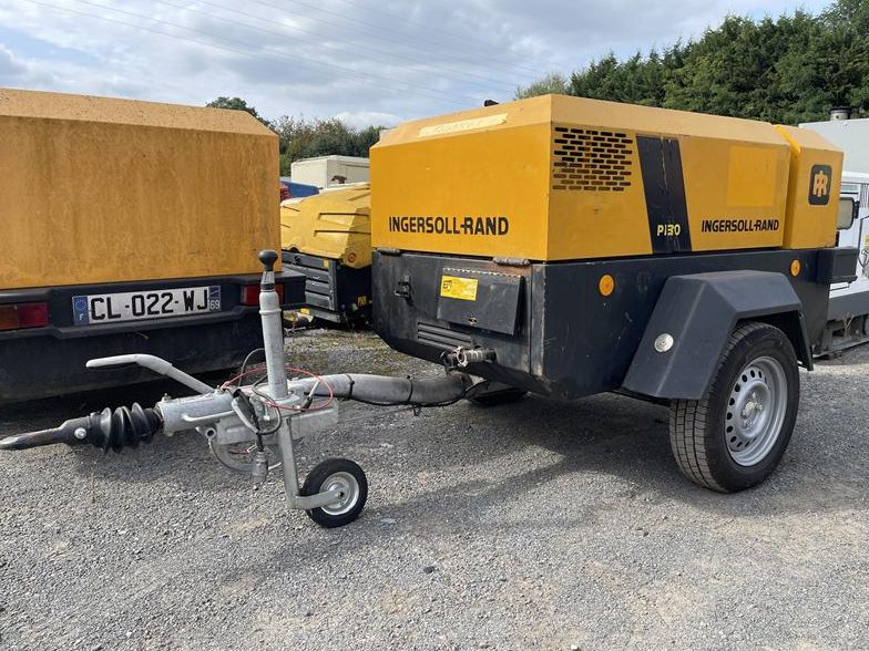 Used 1992 Ingersoll Rand P 110 WD Portable Air Compressor, 113 CFM