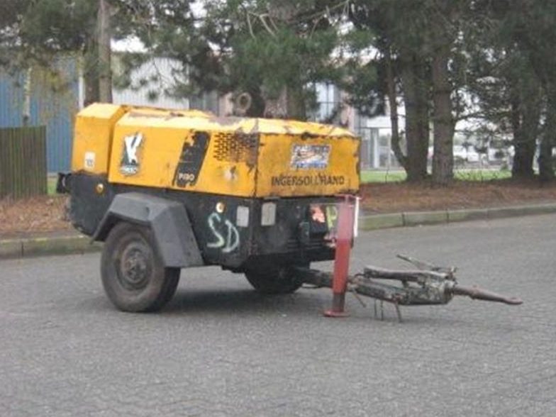 Used 1994 Ingersoll Rand P 130 WD Portable Air Compressor, 127 CFM