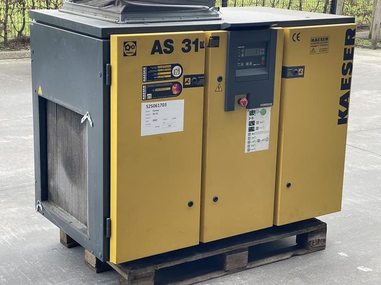 Used 2000 Kaeser AS 31 Rotary Screw Air Compressor, 117 CFM