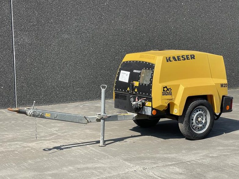 Used 2015 Kaeser M 20 Portable Air Compressor, 71 CFM