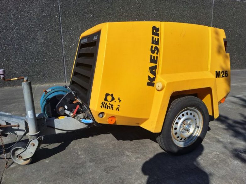 Used 2009 Kaeser M 26 Portable Air Compressor, 92 CFM